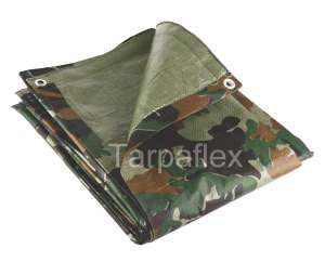 Lightweight Tarpaulin Army Camouflage 80gsm